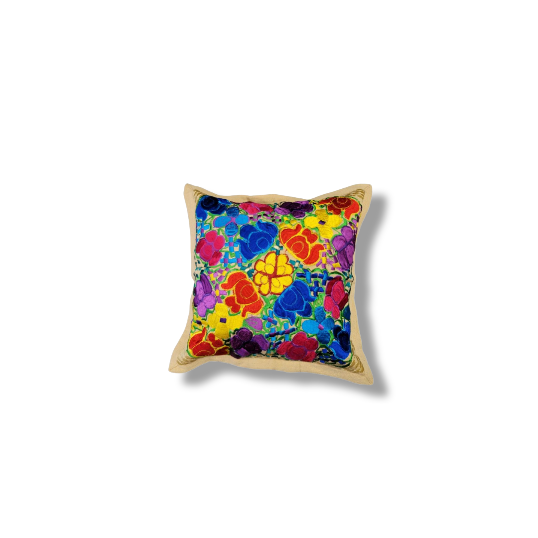 Embroidered Throw Pillow