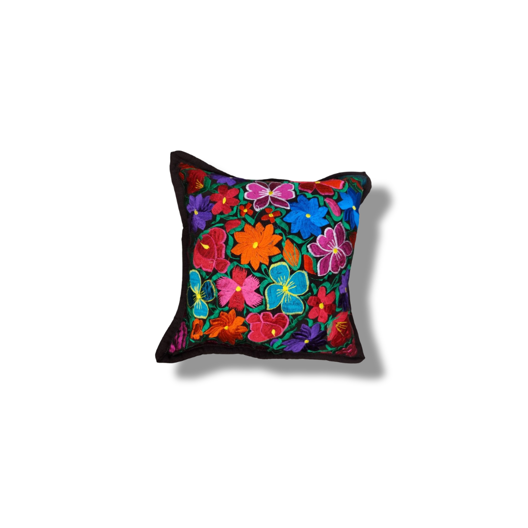 Embroidered Throw Pillow