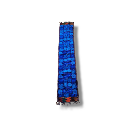 8' Bright Blue Table or Bed Runner